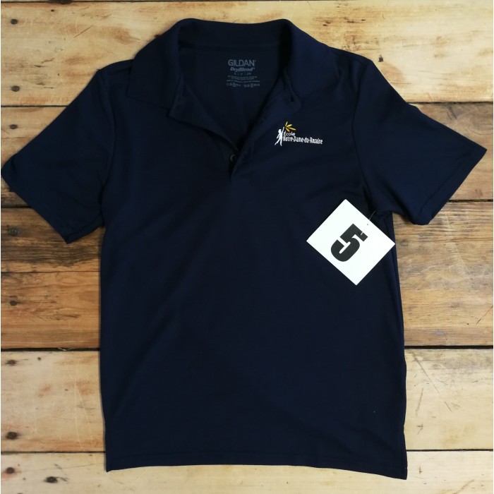Polo enfant marine