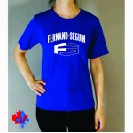 T-shirt performance de gym royal