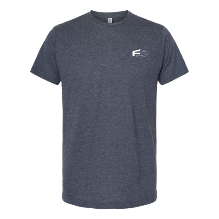T-shirt marine chiné