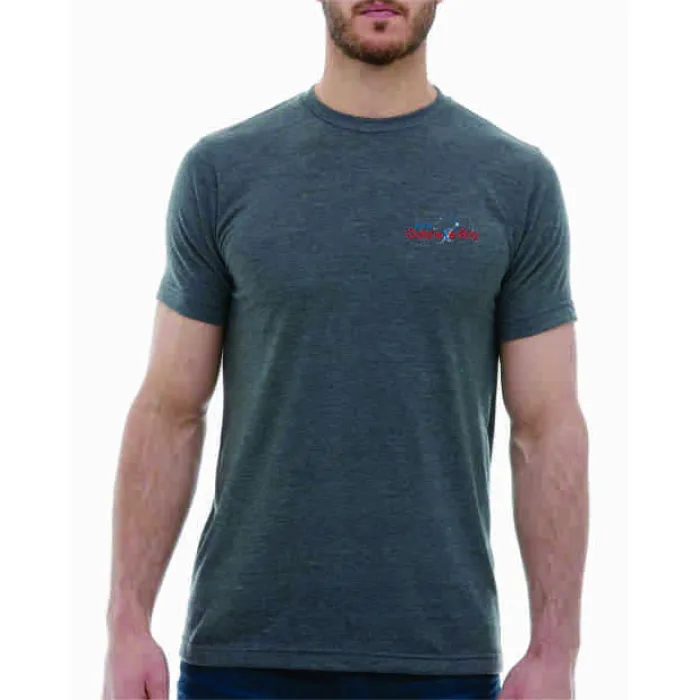 Unisexe: T-shirt manches courtes charbon cendré