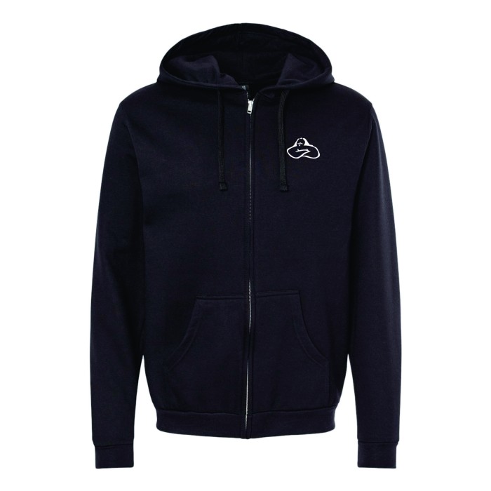 Veste à capuchon noire
