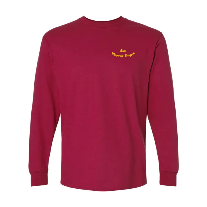 T-shirt manches longues rouge