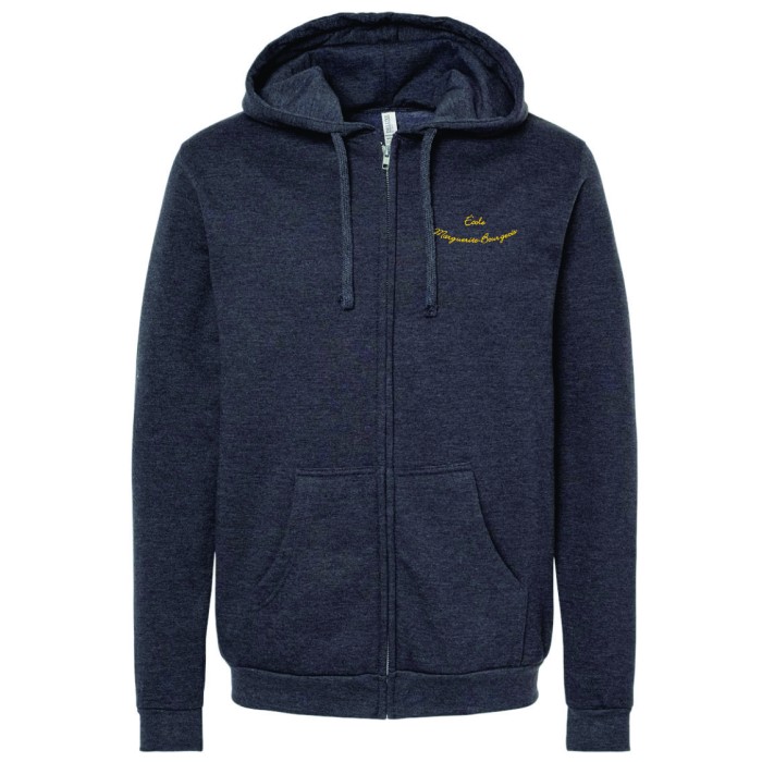 Veste à capuchon charbon