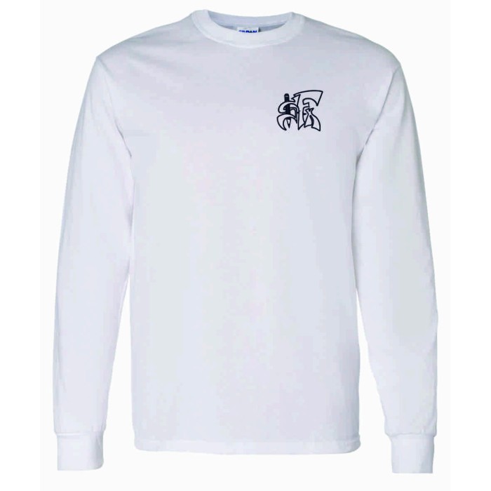 T-shirt manches longues blanc
