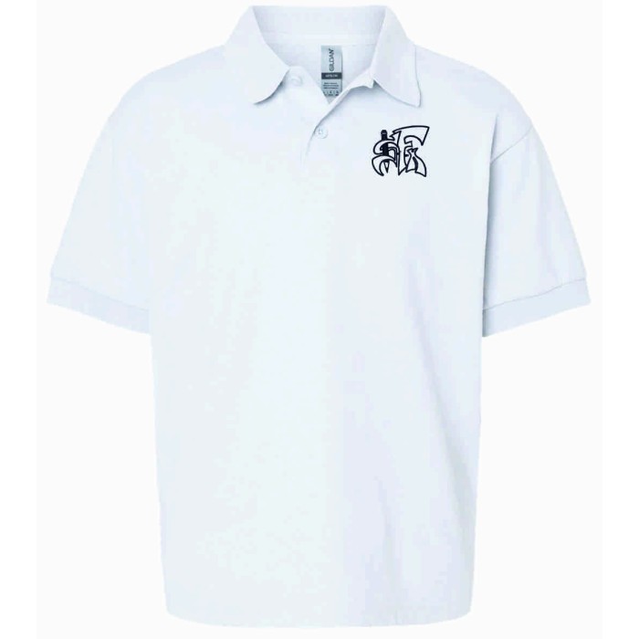 Polo enfant blanc