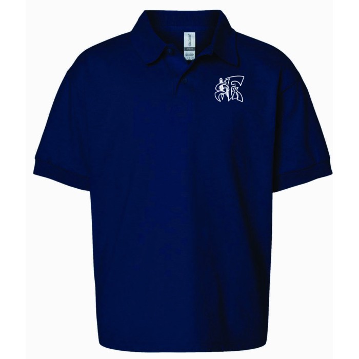 Polo enfant marine
