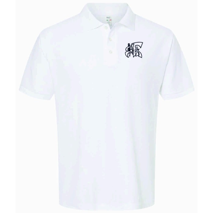 Polo adulte blanc