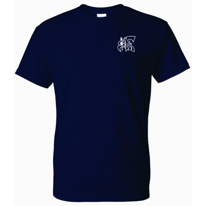 T-shirt de base marine
