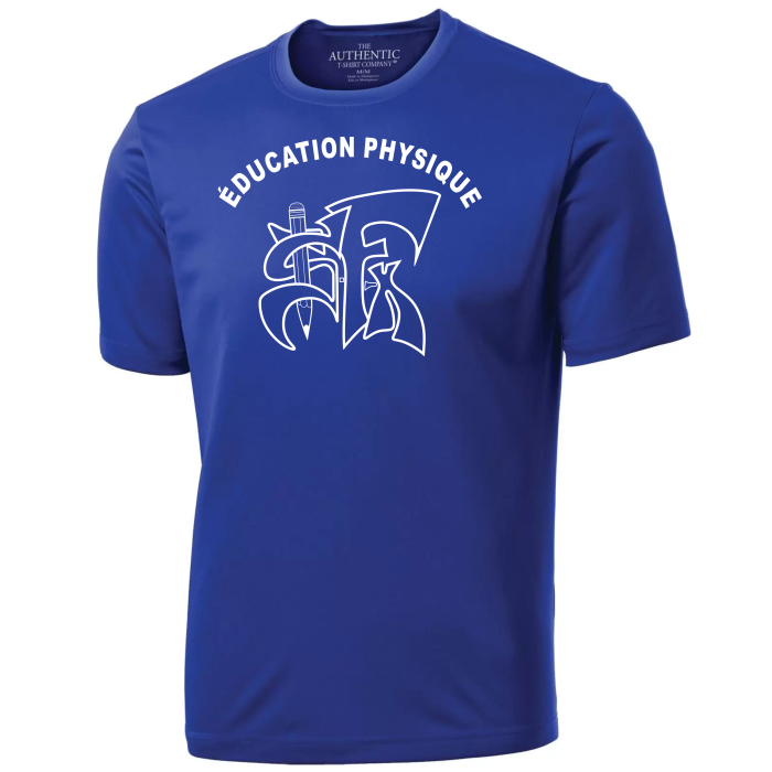 T-shirt de gym royal