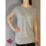 T-shirt ample gris 