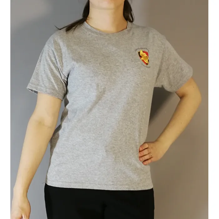 Éducation physique: t-shirt gris