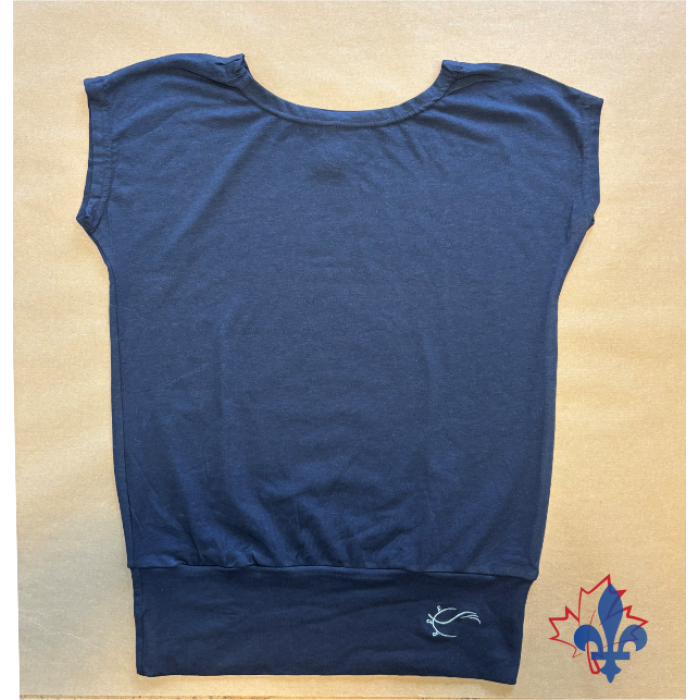 Navy loose T-shirt 