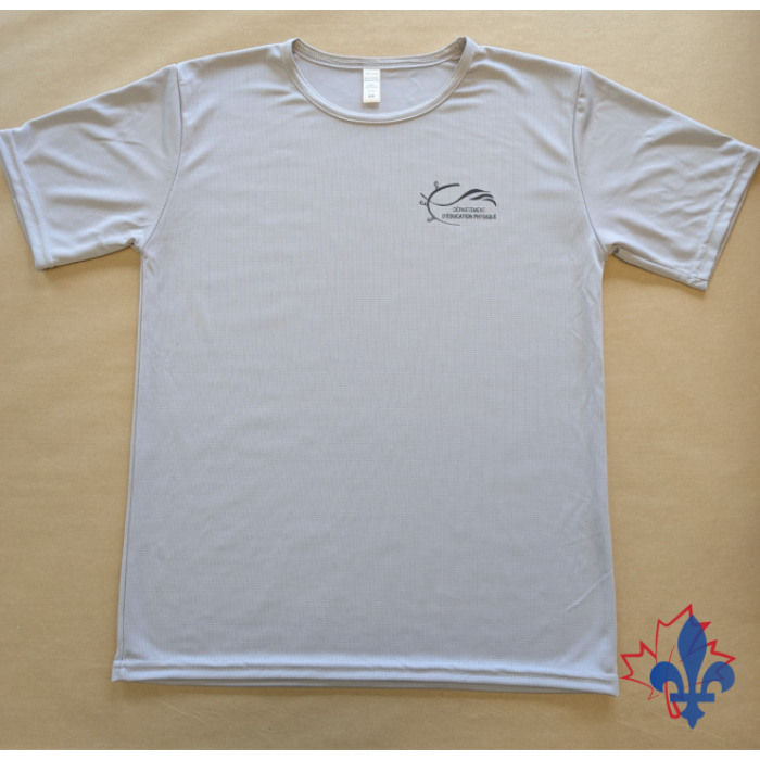 Physical education: Grey performance t-shirt 