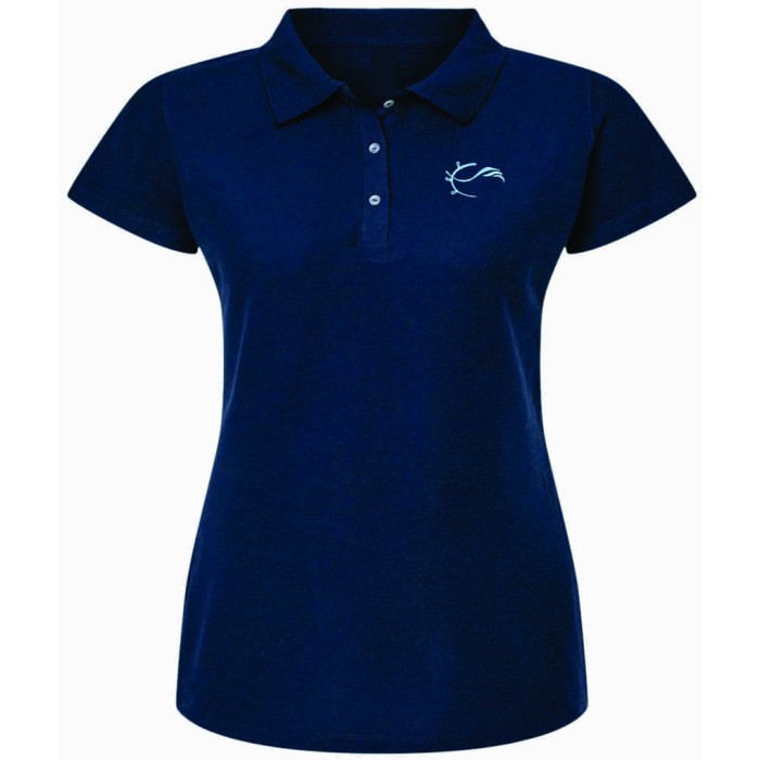 Polo ajusté marine- Adulte