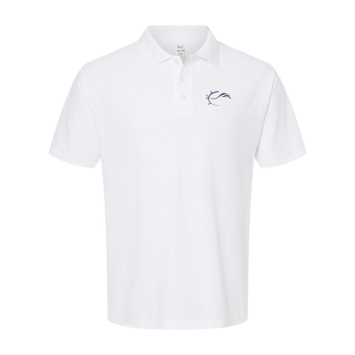 White polycotton polo 
