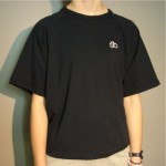 T-shirt raglan noir
